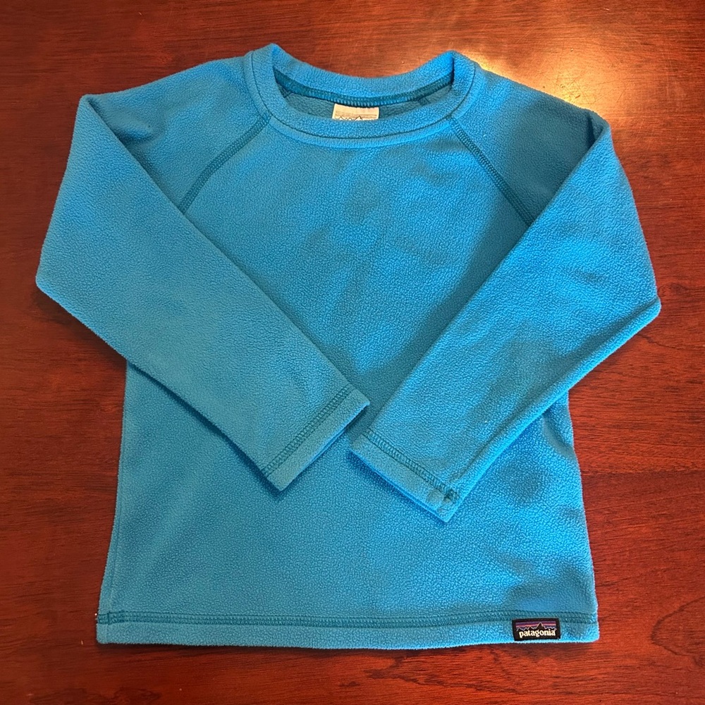 Patagonia Baby Micro D Crew Blue size 4T